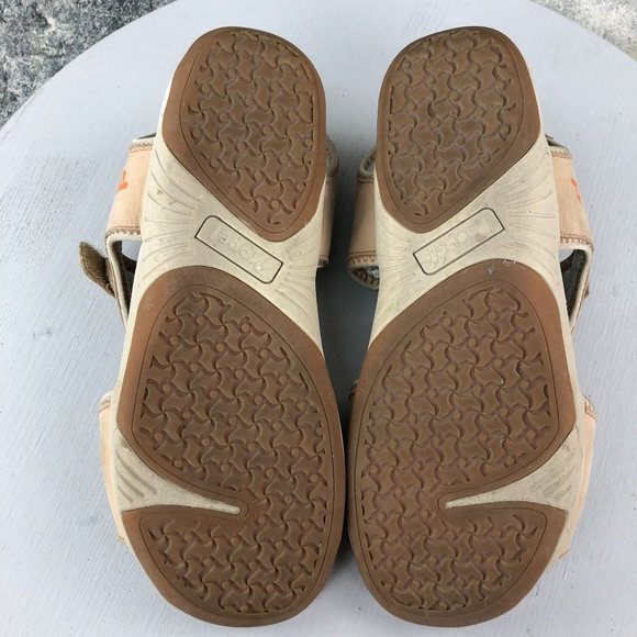 Propet Women's Size 8.5M Helen Tan Leather Hook & Loop Open Toe Sandals W0605 - Picture 11 of 14